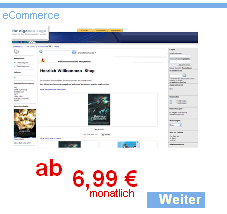 eCommerce (Shop-System) zum niedrigen Preis.