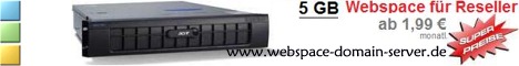 Hier bekommen Sie Webspace, Domains oder Vserver sowie Managed Server