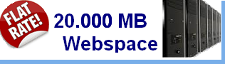 Webspace für Reseller mit 20 GB Speicherplatz und Traffic free Fair use. Webspace für Reseller mit 20 GB Speicherplatz und Traffic free Fair use.